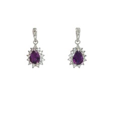 925 Solid Silver Purple