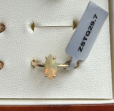 Gemporia Ethiopian Opal 9K Gold Ring - New With Tags