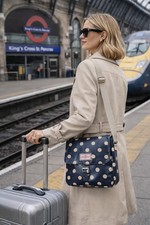 Cath Kidston London Navy Polka