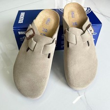 Birkenstock Boston Taupe Clogs