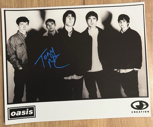 Oasis tony mccarroll signed - mccarroll,