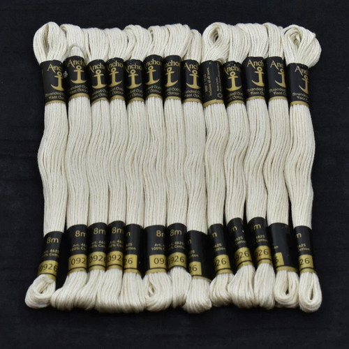 White anchor stitch - 12,