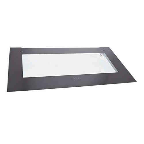 Aeg front outer door glass - front,