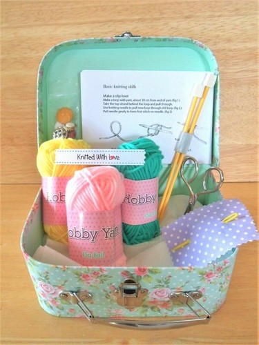 Children knitting kit - knitting,