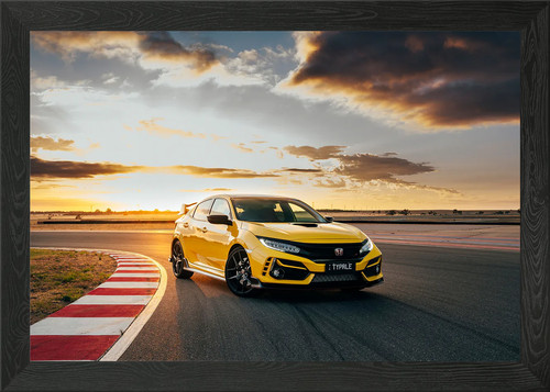 Honda civic type framed wall - civic, r