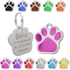 Dog Cat Pet Tag ID Collar Tags