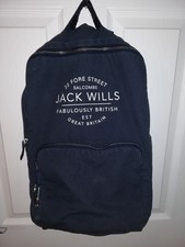 Jack Wills Rucksack/Backpack Navy Blue