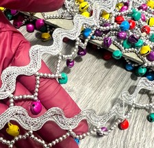 Metallic Silver Ric Rac braid