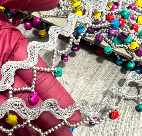 Metallic silver ric rac - ric,