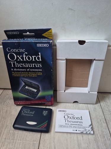 Seiko concise oxford thesaurus - seiko,
