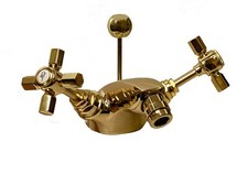 Art Deco Antique Gold Bidet Mono Bathroom Taps Deco Style inc Pop up waste