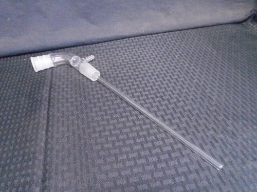 Lab glass 105 bent vacuum - lab,