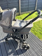 Graco Evo Avant Travel System - Carrycot, Toddler Chair, Buggy Board, Rain cover