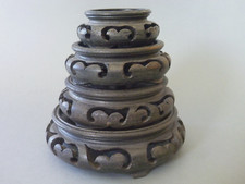 4 Vintage Chinese Carved Wood