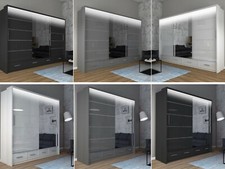 Modern High Gloss Sliding 2 or