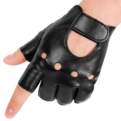 Mens motorcycle fingerless - motorcycle,