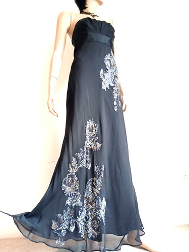 Monsoon maxi corset dress silk - maxi,