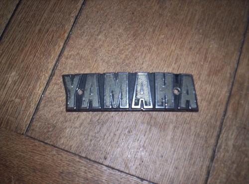 Yamaha petrol tank badge - petrol,