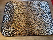Brand New Manterol ultra soft leopard large baby blanket sofa throw 120 x 150 cm