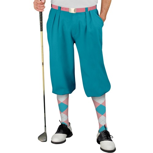 Golf knickers teal - teal, microfiber