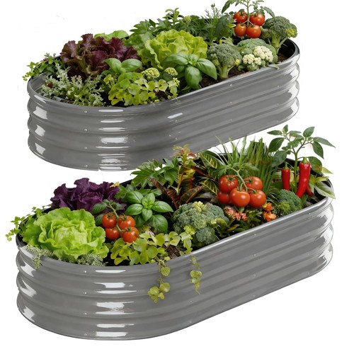 Gray recycled metal raised - recycled,