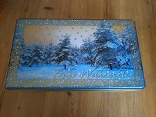 German Christmas Tin - Frohe Weihnachten