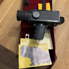 Bolex 480 Macrozoom Super 8 Film Camera Untested - Original Case -Vintage / Prop