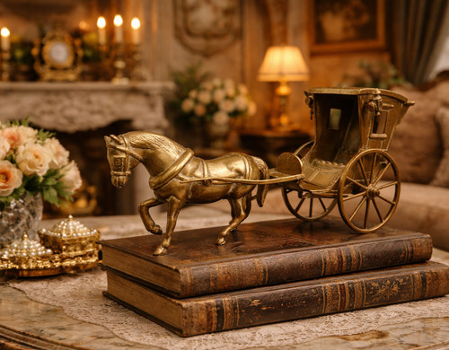 Large antique brass big - a,