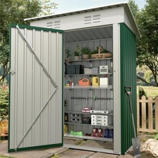 Metal Tool Shed with Single