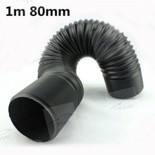 80mm Flexible Cold Air Intake Duct Hose Tube Car Turbo Air Filter Pipe Universal