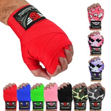 Hand Wraps Bandages Fist Boxing Inner Gloves Muay Thai MMA Cotton 4.5m Long