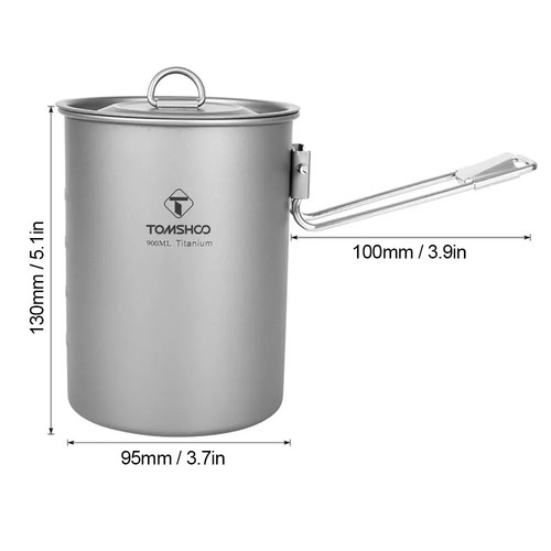 Tomshoo 900ml titanium - tomshoo, pot