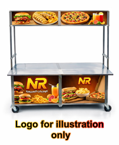 Mobile fast food - fast, cart
