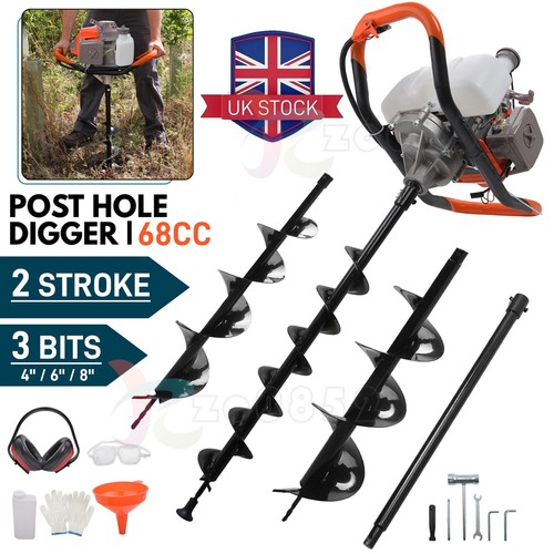 68cc petrol post - post, hole