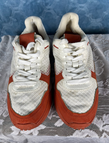 Zara white orange low top - low,