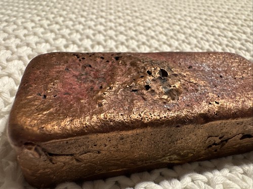 Solid copper ingot bar - solid,