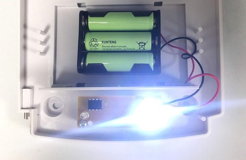 Blue flasher led - blue, with