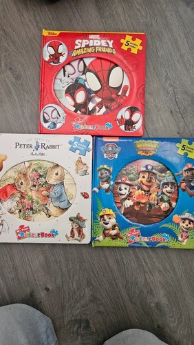 Kids puzzle books paw - paw, patrol