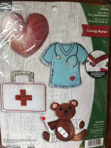 Bucilla caring nurse felt - caring,