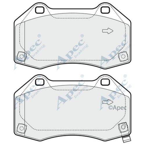 Brake pads set for - brake,