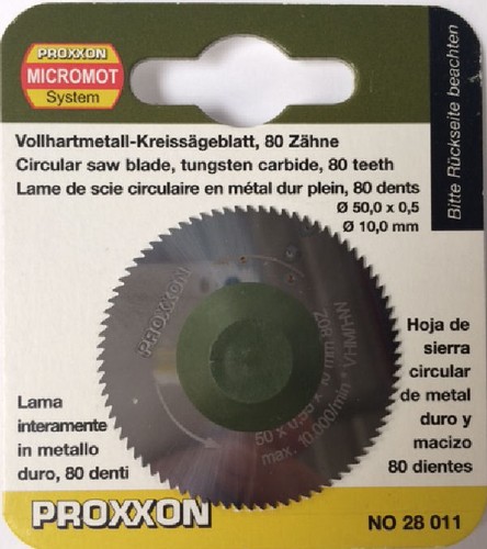 Proxxon solid carbide - solid, saw