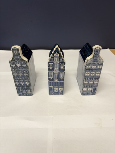 Delft porcelain canal - porcelain, houses