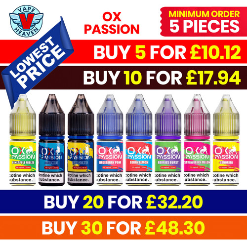 Passion nic salt 10ml e - passion,