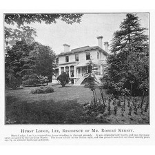 LEE Kent, Hurst Lodge Residence of Mr Robert Kersey - Antique Print 1904