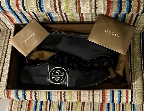 Men vintage gucci trainers - men’s,