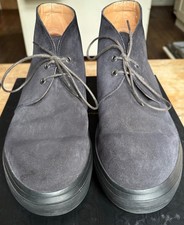Dries Van Noten Navy Chukka