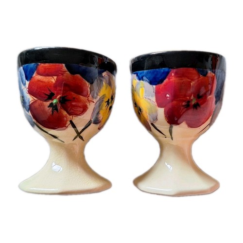 Royal doulton d4049 pansy - royal, pair
