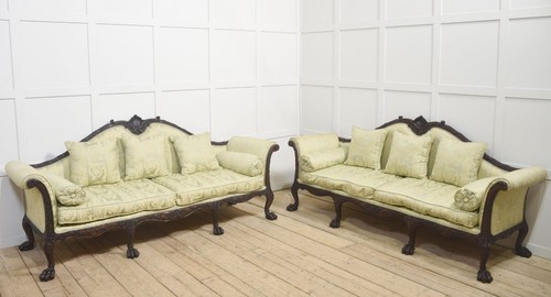 Pair chippendale revival - of,