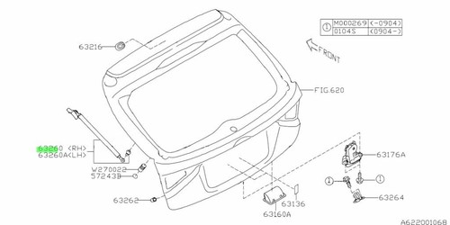 Stay assembly rear trunk - trunk, boot