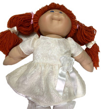 Doll Clothes Dress to dress 16" Cabbage Patch type *1 Pic Lace DRESS 🎁